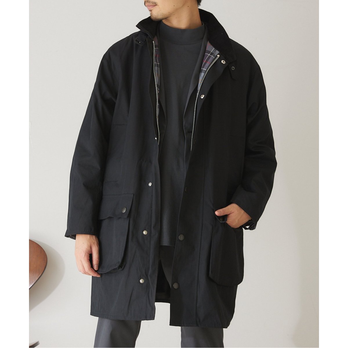 BARBOUR / バブアー】別注 Modified BORDER / スタンドモッズ