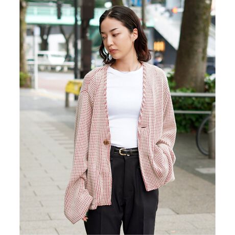 MATSUFUJI |Big Waffle Cardigan 