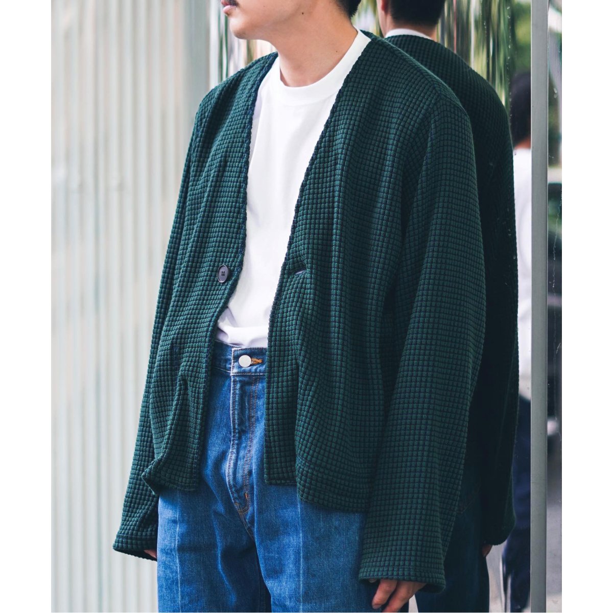 全国で中古品 MATSUFUJI |Big Waffle Cardigan - トップス