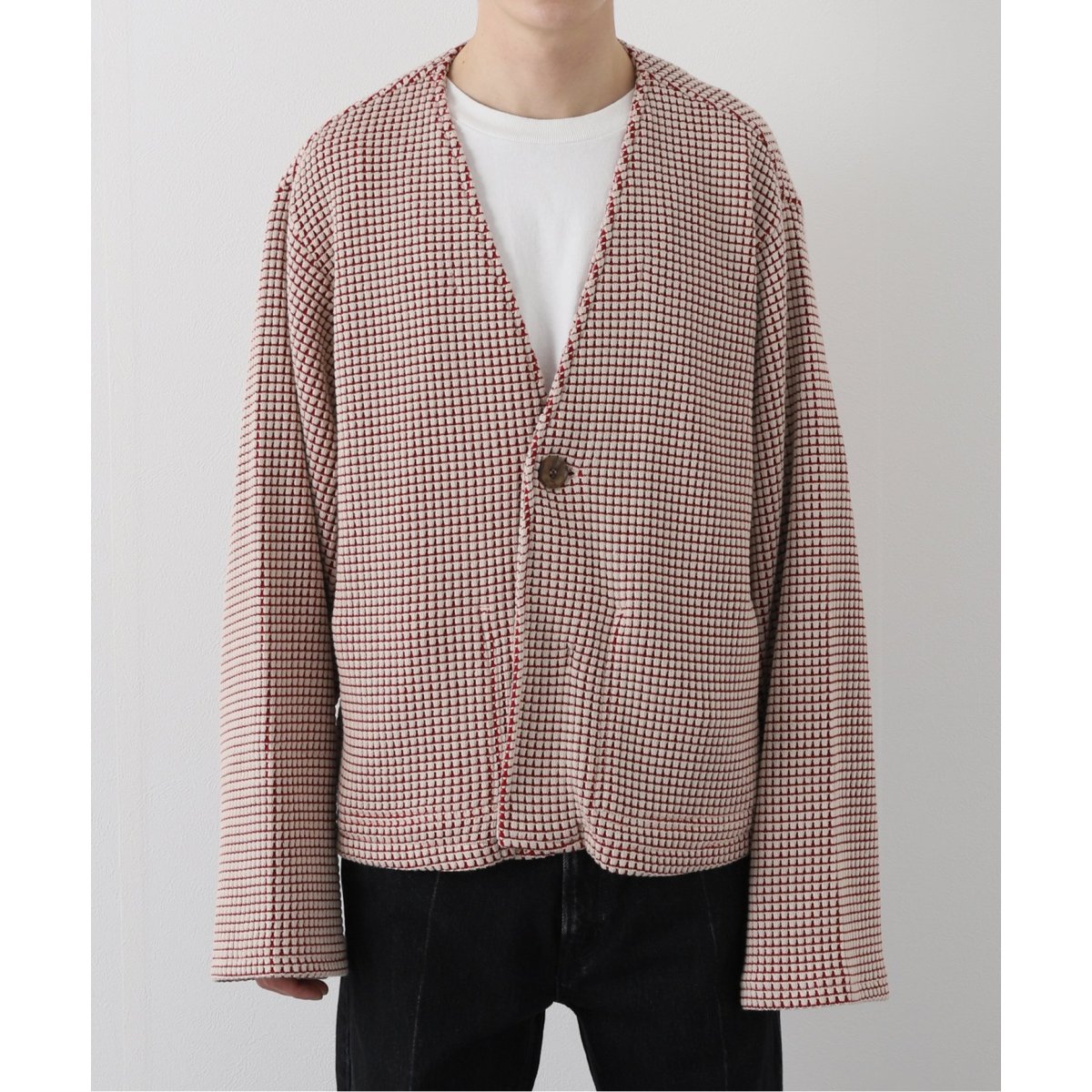 MATSUFUJI |Big Waffle Cardigan | kensysgas.com