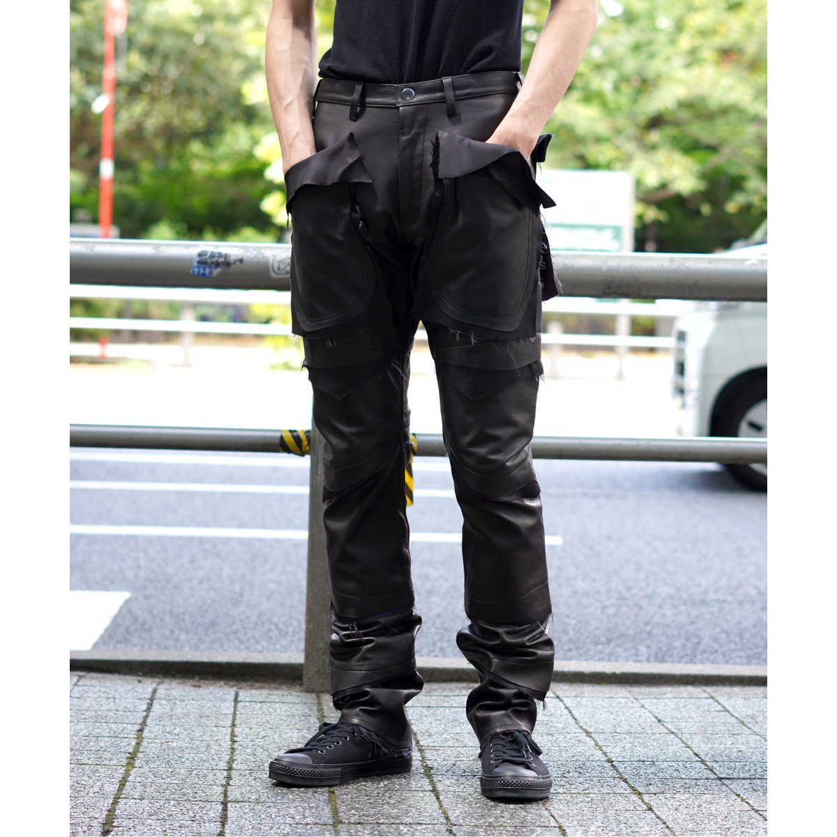 国産】 【sulvam / サルバム】SCARS HORSE LEATHER PANTS その他