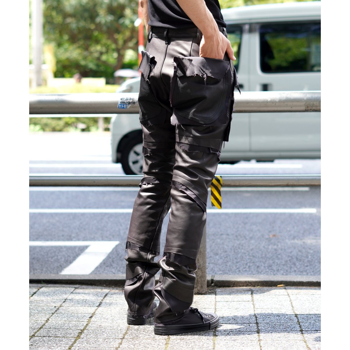 sulvam / サルバム】SCARS HORSE LEATHER PANTS eva.gov.co