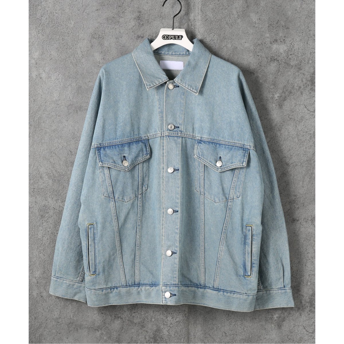 NEONSIGN / ネオンサイン】DROP SLEEVE DENIM JACKET USED | 417