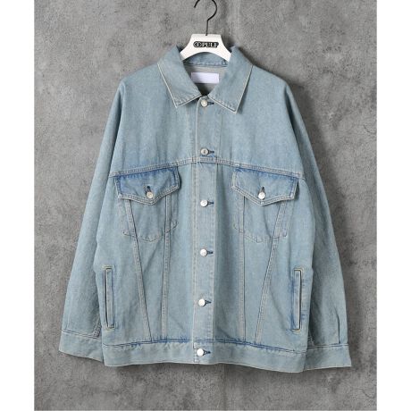 NEONSIGN / ネオンサイン】DROP SLEEVE DENIM JACKET USED | 417 