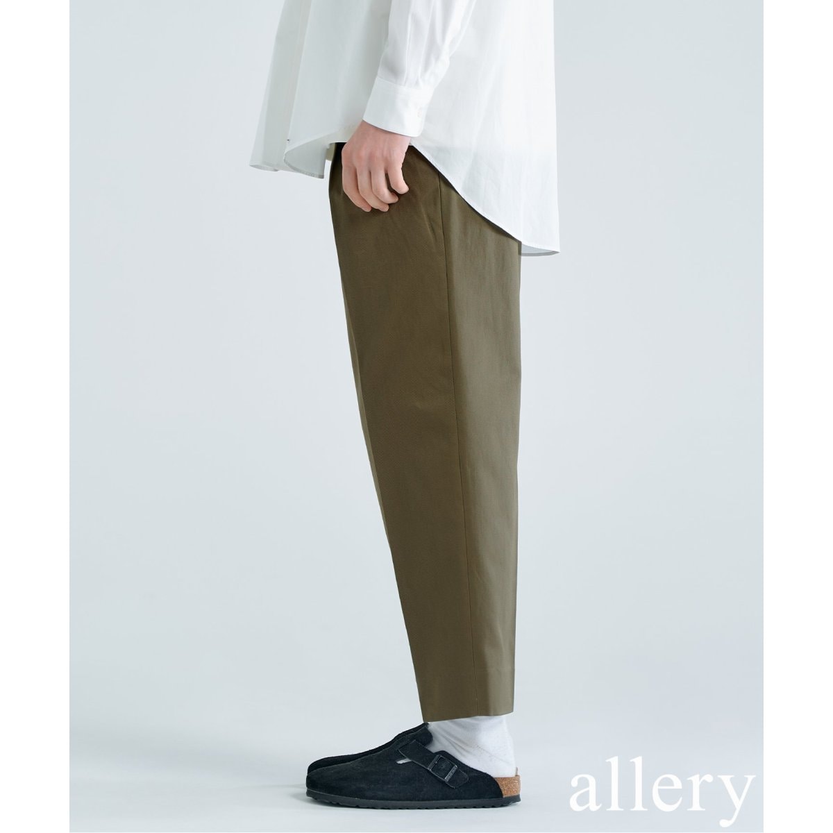 allery / アレリ―】 Cotton Slacks リラックス | 417 エディフィス(417 EDIFICE) |  22030312800230 | ファッション通販 マルイウェブチャネル