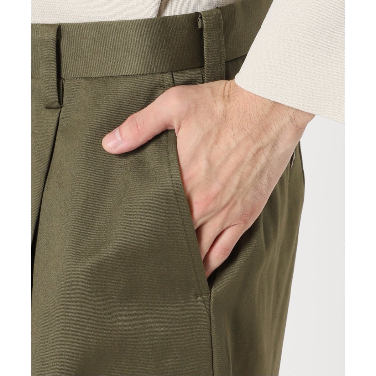 allery / アレリ―】 Cotton Slacks リラックス | 417 エディフィス(417 EDIFICE) |  22030312800230 | ファッション通販 マルイウェブチャネル