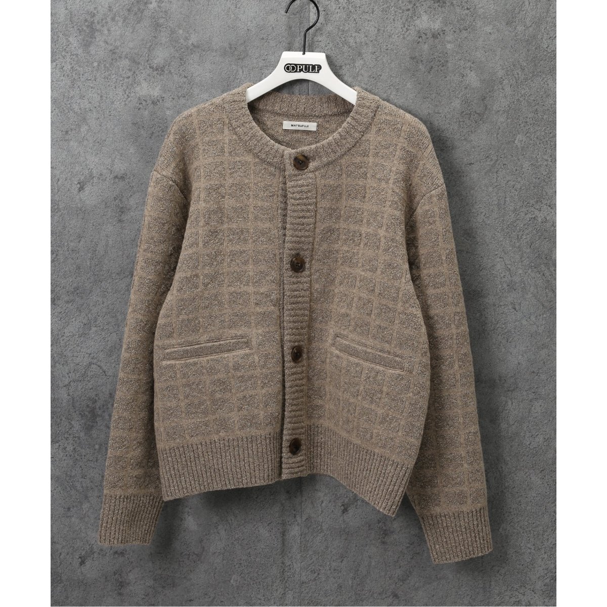 MATSUFUJI / マツフジ】JACQUARD CARDIGAN | 417 エディフィス(417