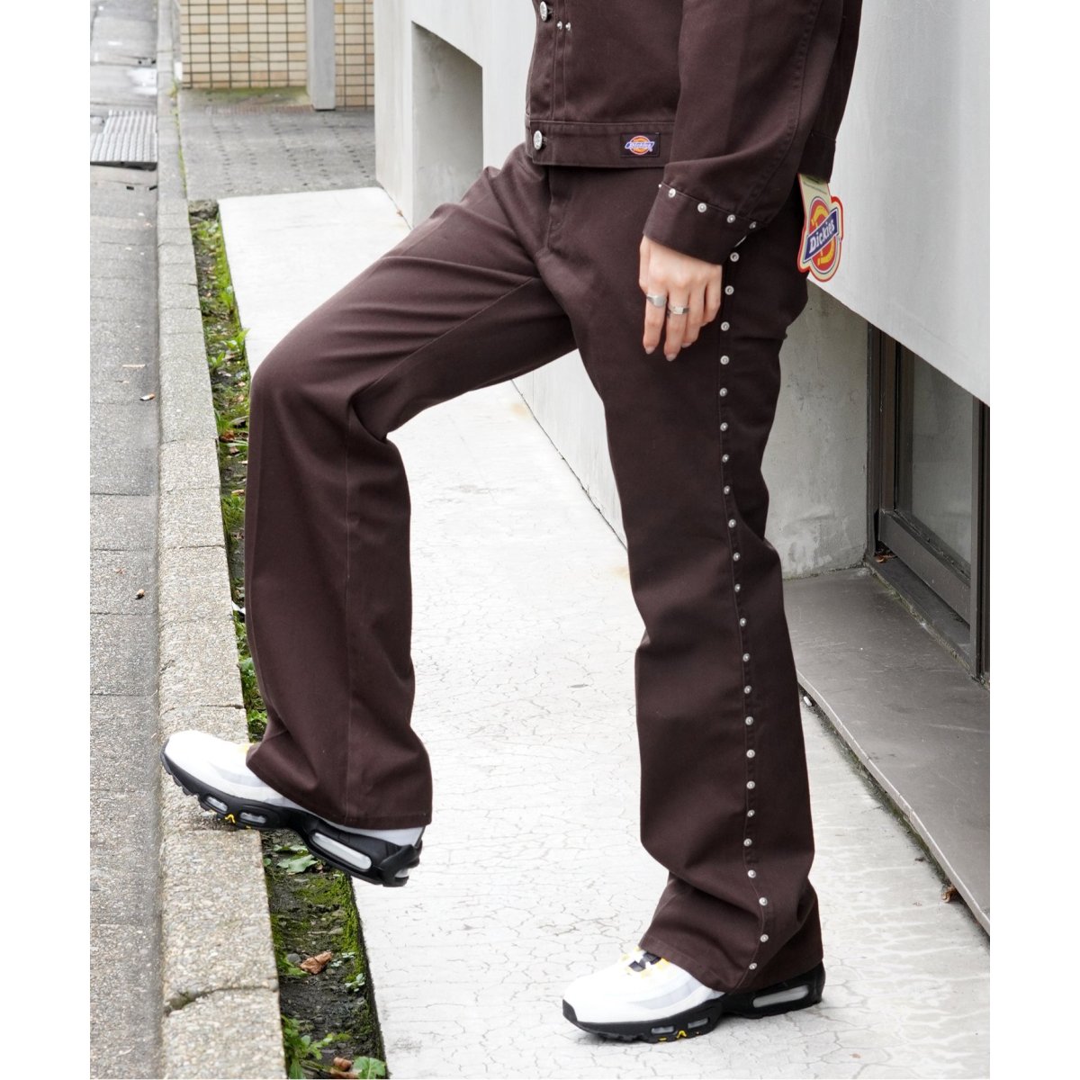 AFB × Dickies / エーエフビー × ディッキーズ】 STUDS FLARE WORK