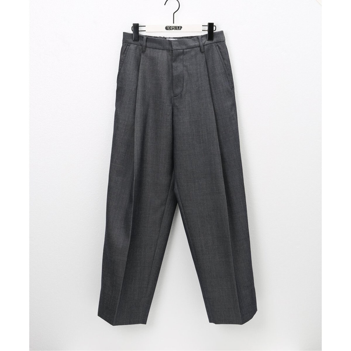 【NEON SIGN】Wide Denim Slacks(WOOL BLACK) NEONSIGN - 【残り一点】Wide Denim Slacks(WOOL BLACK