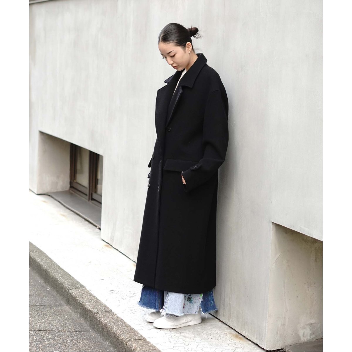 LOWNN / ローン】DOUBLE BREASTED OVERCOAT | 417 エディフィス(417