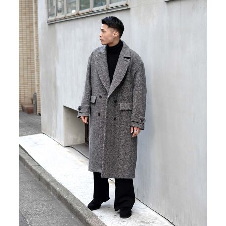 LOWNN / ローン】DOUBLE BREASTED OVERCOAT | 417 エディフィス(417 