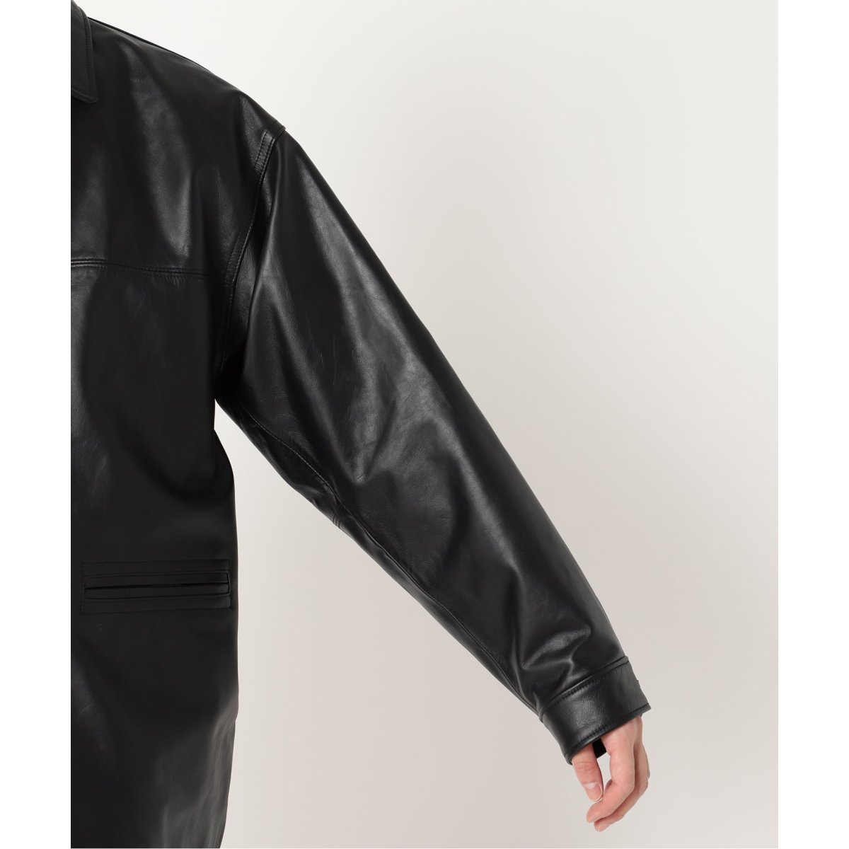 予約》lamb leather / ラムレザー カーコート | 417 エディフィス(417