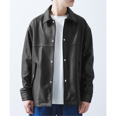 lamb leather / ラムレザーコーチジャケット | 417 エディフィス(417 