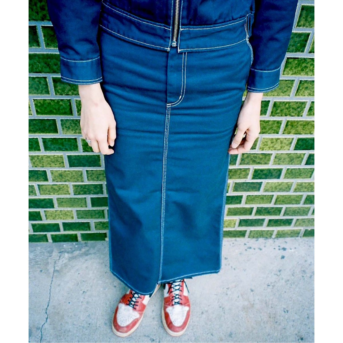 PAINTER LONG SKIRT by【KOWGA × CARSERVICE × Dickies | 417