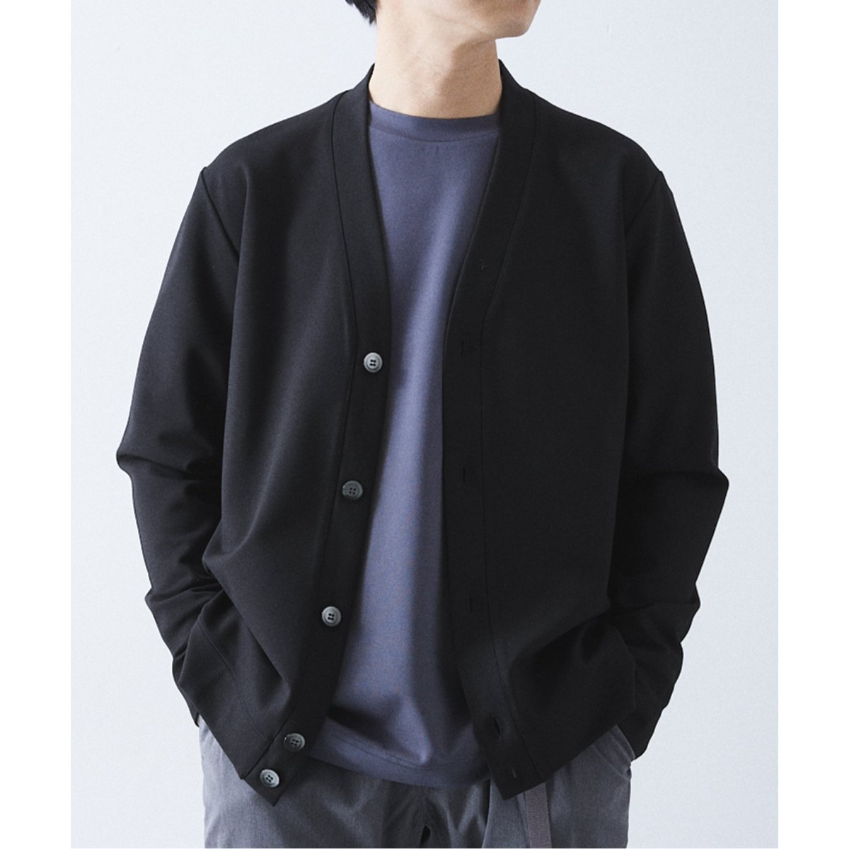 コンパクトポンチ Vカーディガン【Made in Japan】 | 417