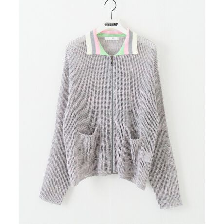 JIEDA / ジエダ】MESH ZIP UP KNIT | 417 エディフィス(417 EDIFICE 