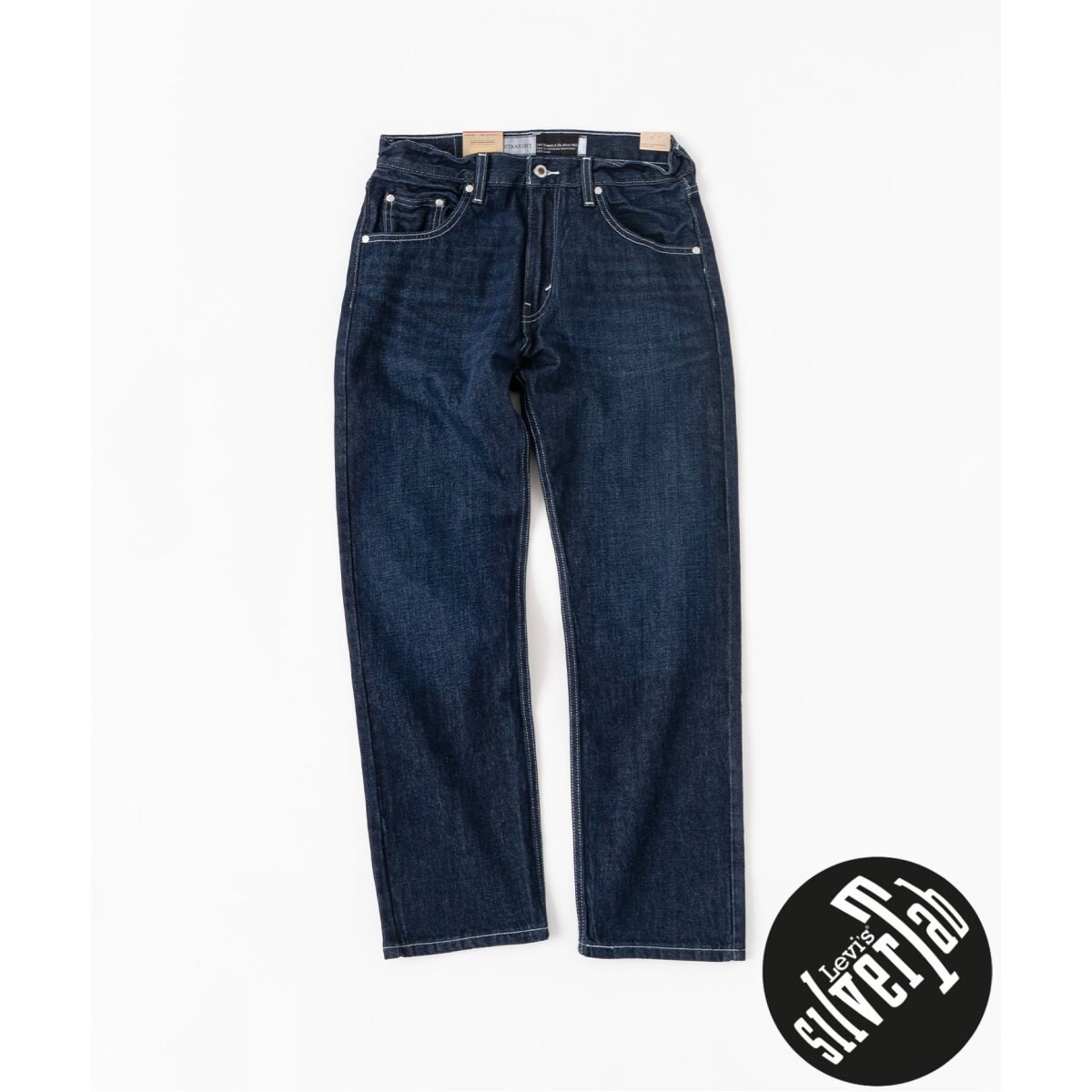 silver tab シルバータブ　ベスト　黒 SILVER TAB（Levi's） - Levi's silver Tab Baggy ブラックケミカル