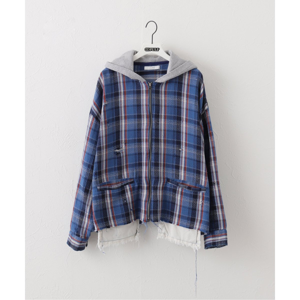 ジャケット・アウター JieDa FLANNWL DAMAGE SHIRT JieDa JieDa(ジエダ) FLANNWL DAMAGE SHIRT ダメージフランネルシャツ