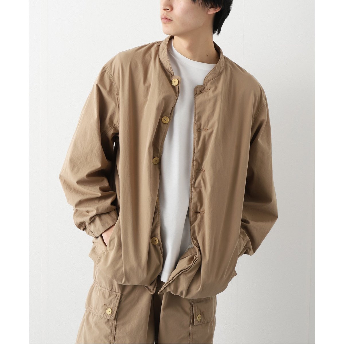 nanamica /Band Collar Jacket/SUAS339/M