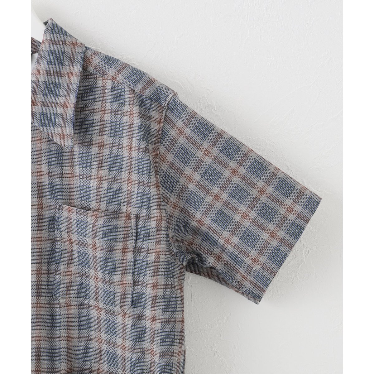 【MATSUFUJI/マツフジ】MULTICHECKSHORTSLEEVESHIRT