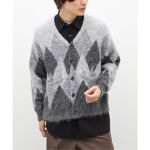 DAIRIKU / ダイリク】Argyle Mohair Knit Cardigan K-2 | 417 