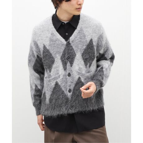DAIRIKU / ダイリク】Argyle Mohair Knit Cardigan K-2 | 417  