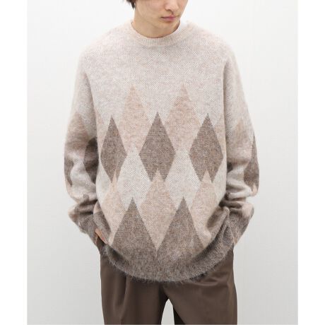 DAIRIKU / ダイリク】 別注 Argyle Mohair Pullover Knit | 417 