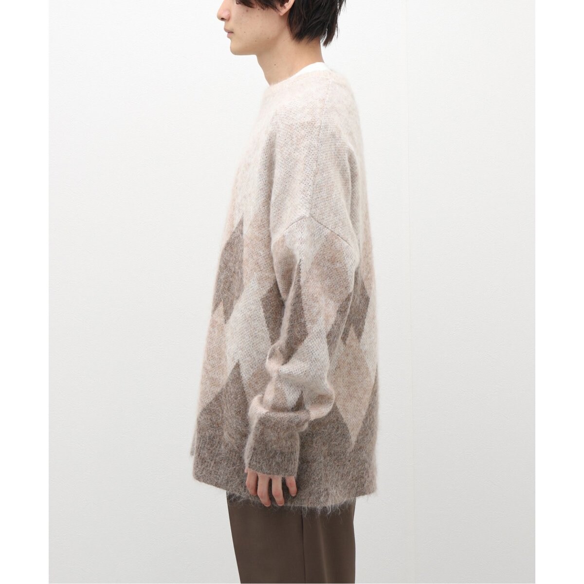 DAIRIKU / ダイリク】 別注 Argyle Mohair Pullover Knit | 417