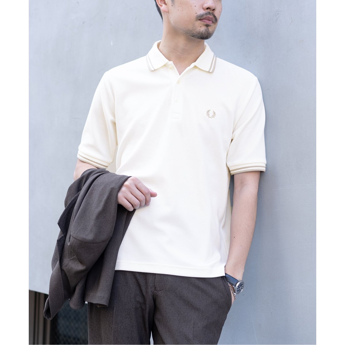FRED PERRY / フレッドペリー】別注 SOLOTEX(R) FUNCTION ポロシャツ