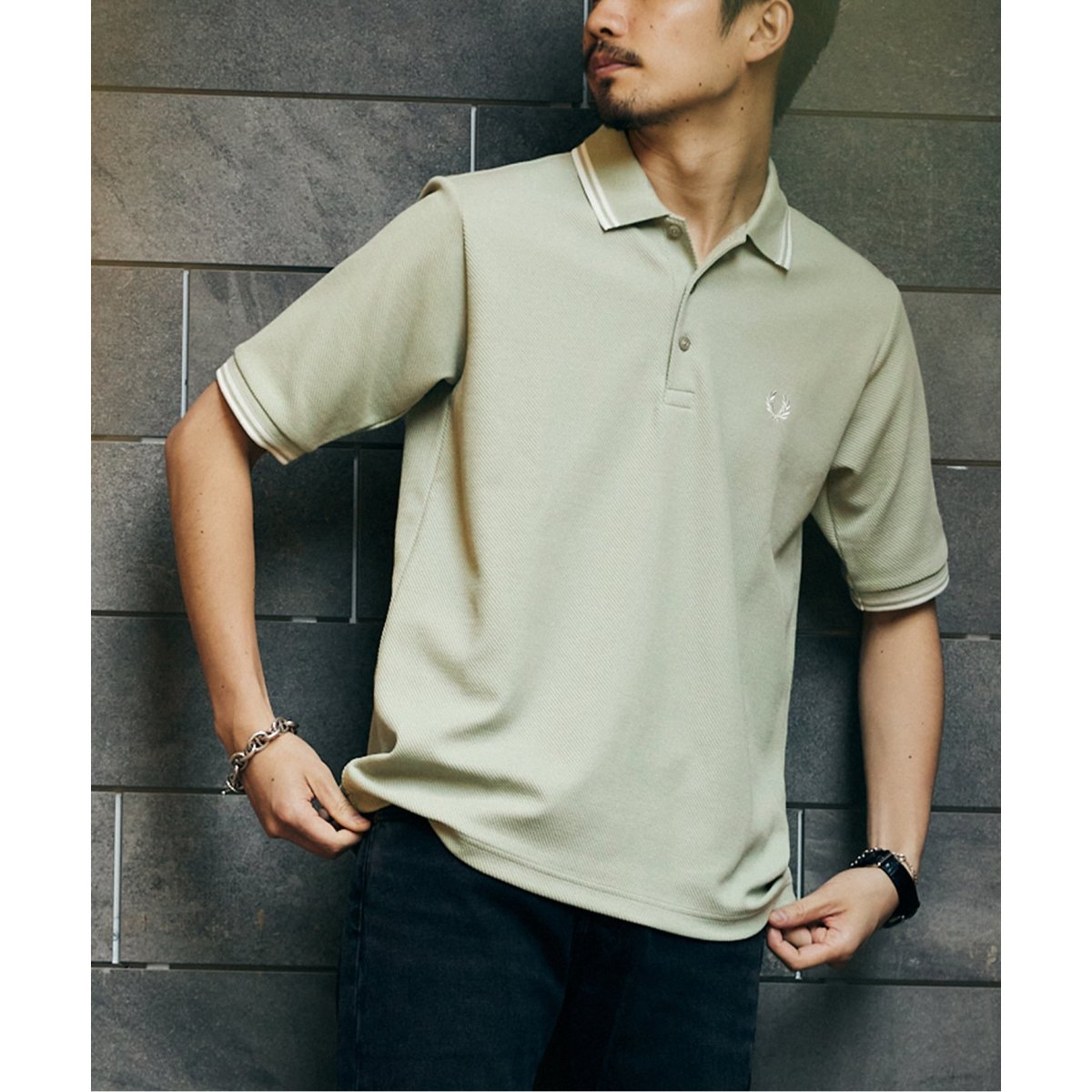 FRED PERRY / フレッドペリー】別注 SOLOTEX(R) FUNCTION ポロシャツ
