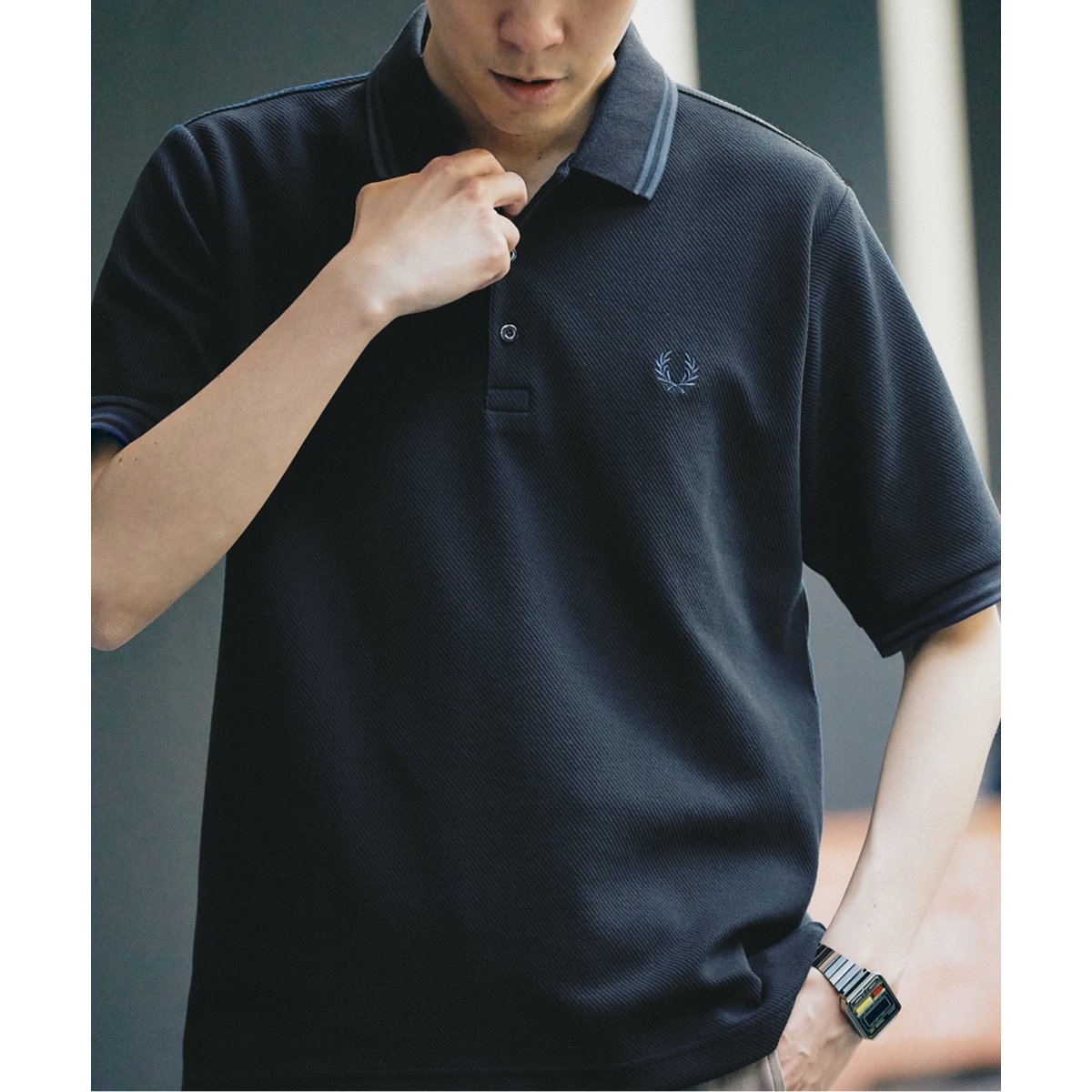 FRED PERRY / フレッドペリー】別注 SOLOTEX(R) FUNCTION ポロシャツ 