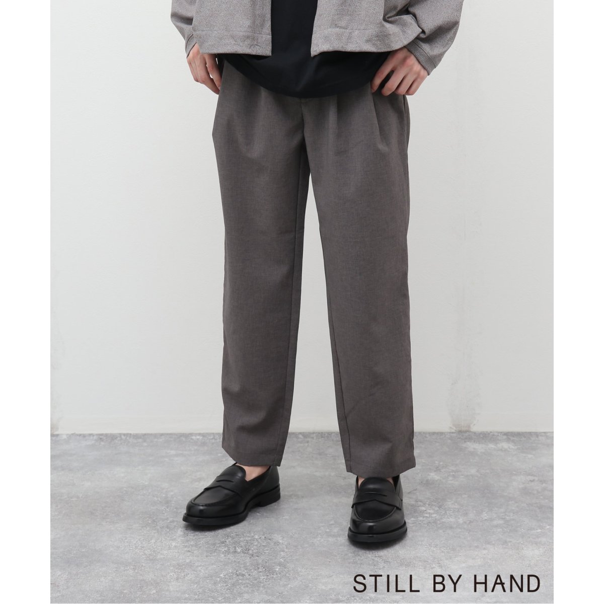 STILL BY HAND / スティルバイハンド】4タックイージーパンツ | 417