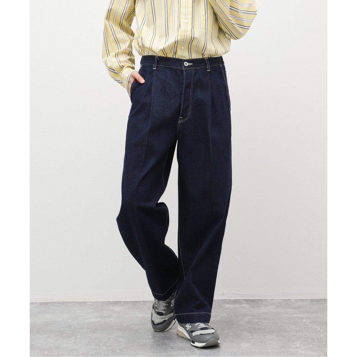 CREASE JEANS - 1TUCK marka(マーカ) ⁄ | Area – marka マーカ：1TUCK 