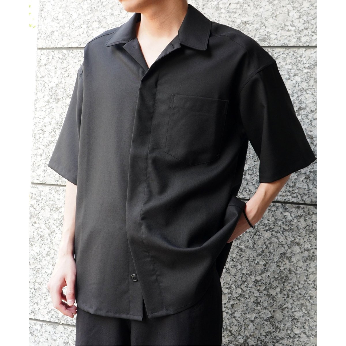 LOWNN / ローン】MINIMAL SHIRT SHORT SLEEVES | 417 エディフィス(417