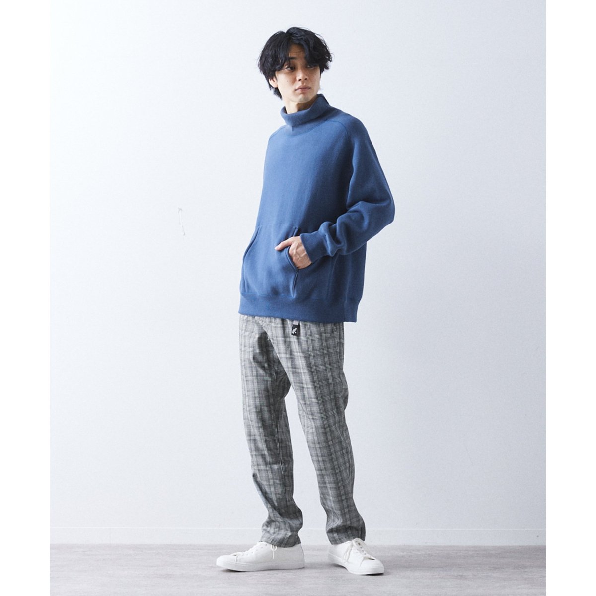 GRAMICCI】 417別注LANATEC グレンチェックストレッチパンツ | 417