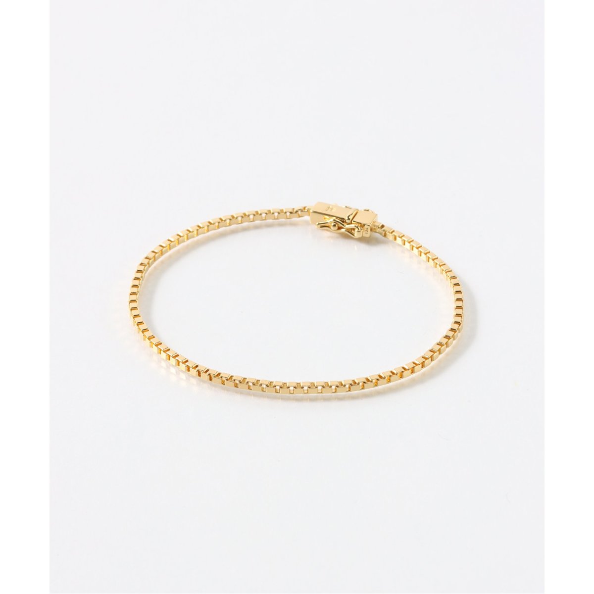 TOMWOOD / トムウッド】SQUARE BRACELET GOLD 7.0INCH | 417