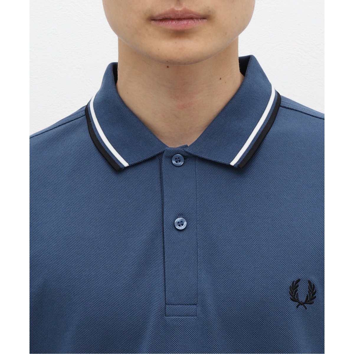 FRED PERRY / フレッドペリー】 _LS TWIN TIPPED SHIRT | 417