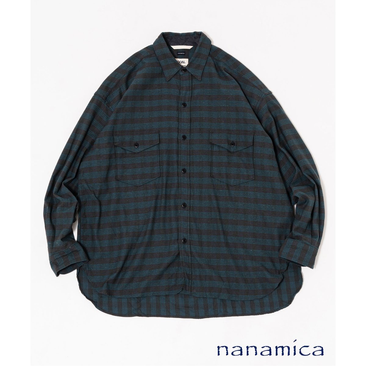 nanamica / ナナミカ】 Cotton Silk Deck Shirt SUGF356 | 417
