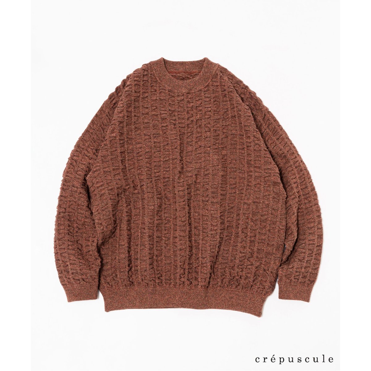 低価格で大人気の 【CREPUSCULE / クレプスキュール】 Wave Knit dhlcm.lk