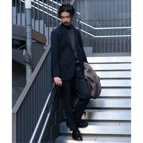 エディフィス トラベルスーツ セットアップ 手洗い可 ストレッチ 速乾 防シワ