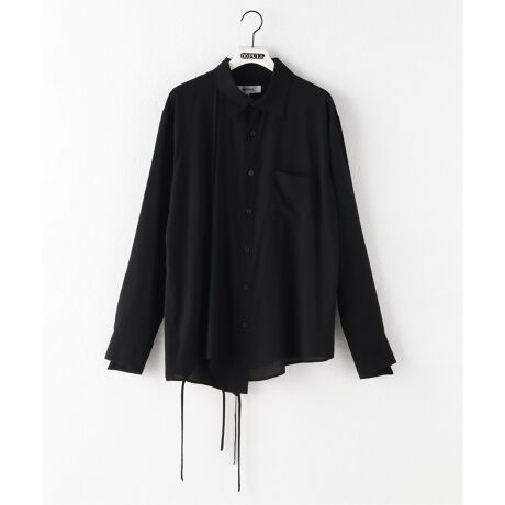 SULVAM / サルバム】ウシロスリットパイピングシャツ | 417 