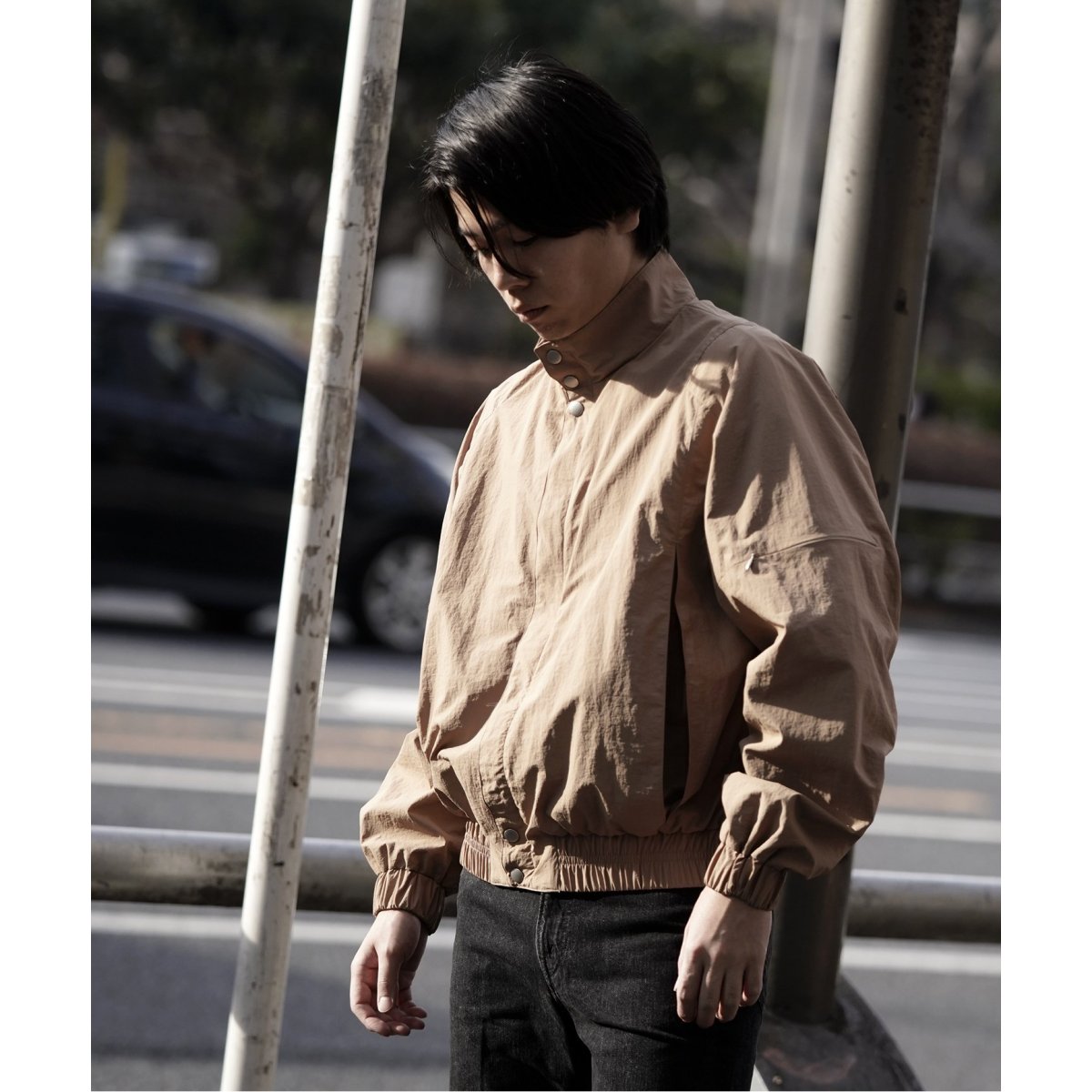 matsufuji マツフジ Wool Stand Collar Jacket