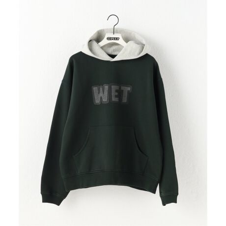 ERL / イーアールエル】MEN WET BLACK HOODIE KNIT | 417 エディフィス 