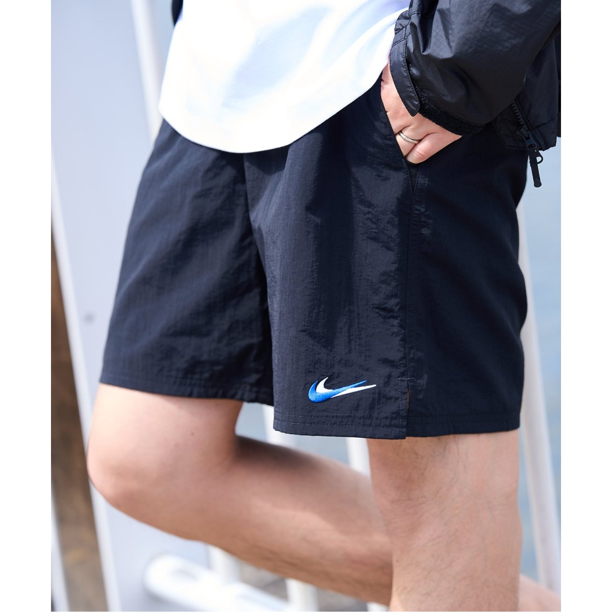 NIKE SWIM ナイキスイム 別注 スウッシュ プリント ボードショーツ NIKE SWIM (ナイキ スイム) 別注 スウッシュ プリント ボード