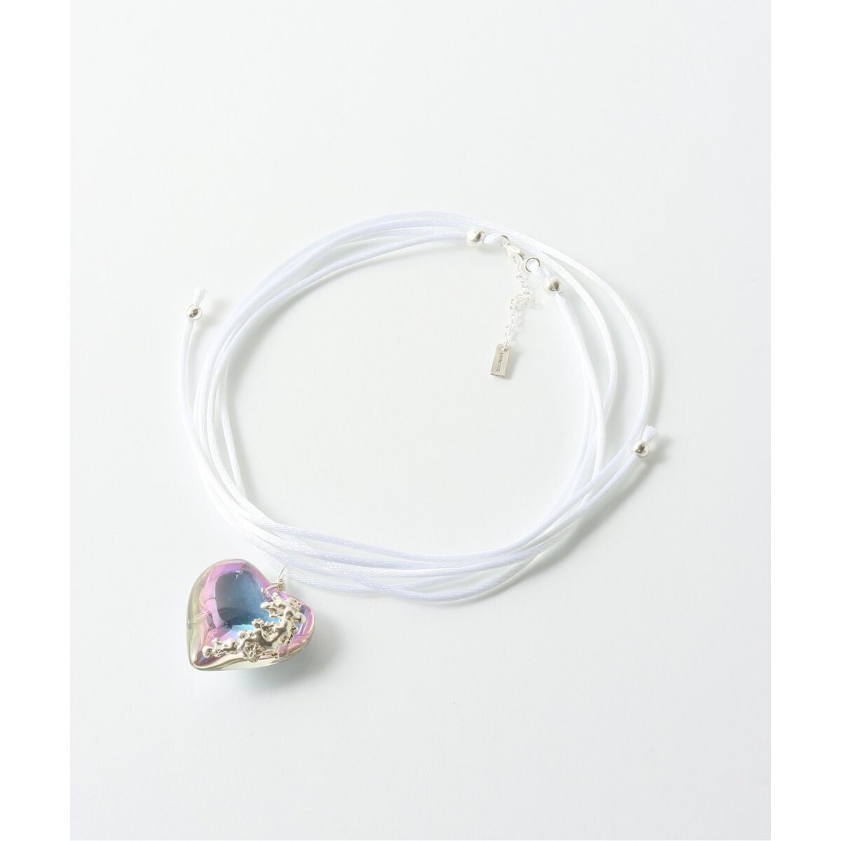 [}C]yHYPNOTIZE / qvm^CYzAURORA GLASS HEART NECKLACE WT/417 GfBtBXi417 EDIFICEj sN