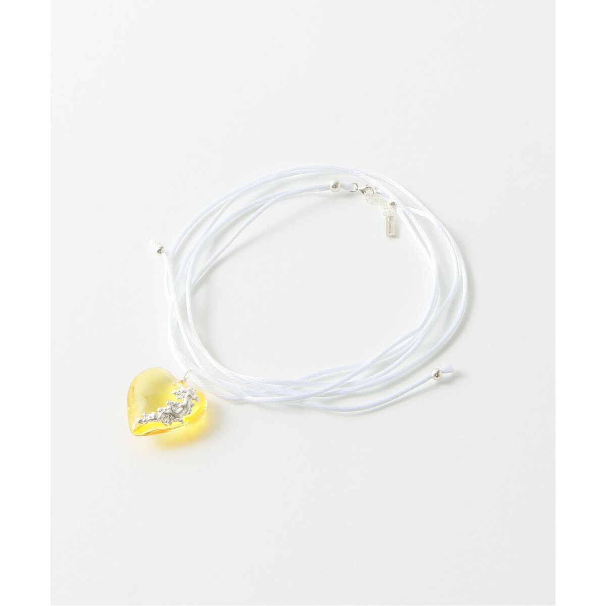 [}C]yHYPNOTIZE / qvm^CYzAURORA GLASS HEART NECKLACE WT/417 GfBtBXi417 EDIFICEj CG[
