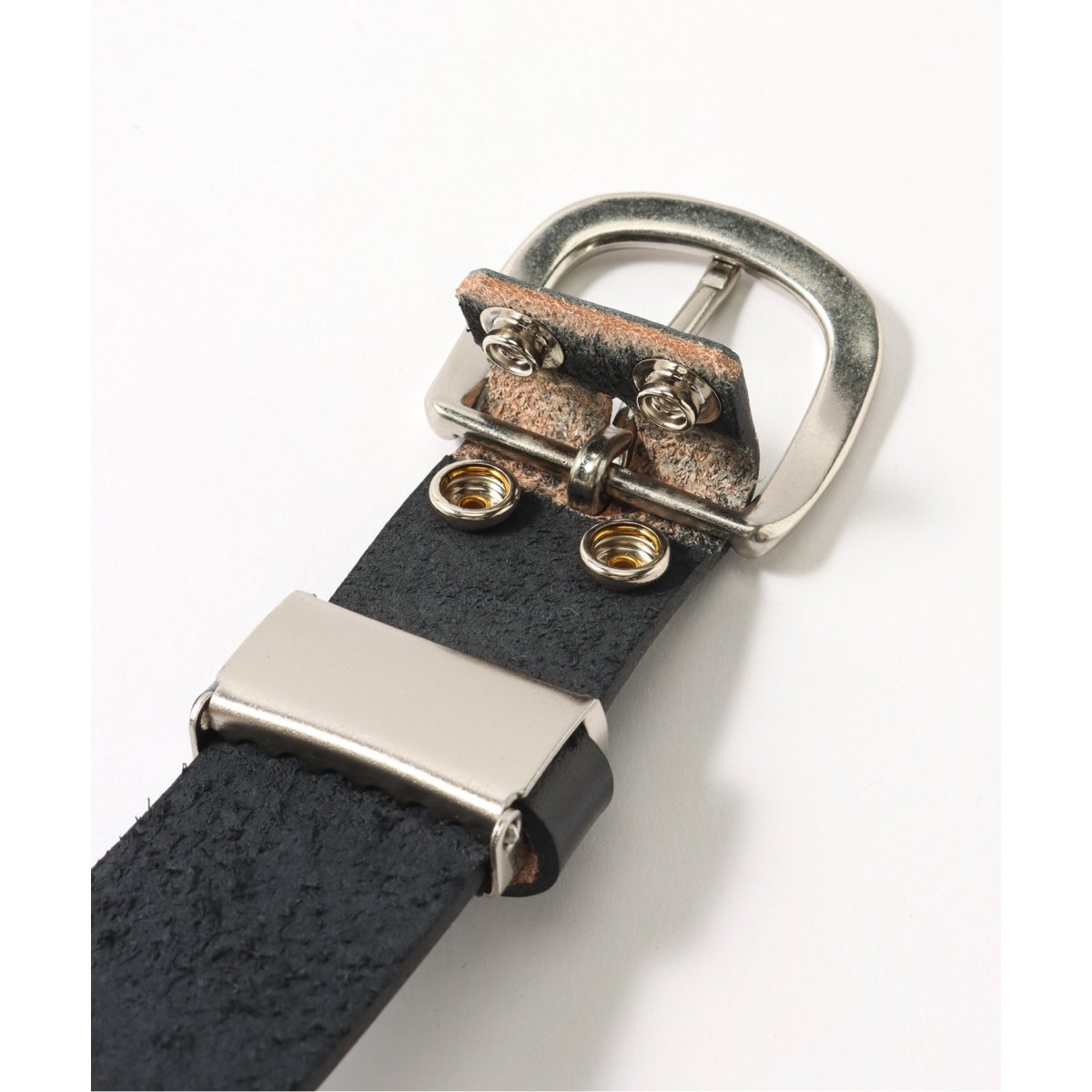 little willow 黒　ベルト Little Willow / リトルウィロー】HEART LEATHER BELT EX | 417