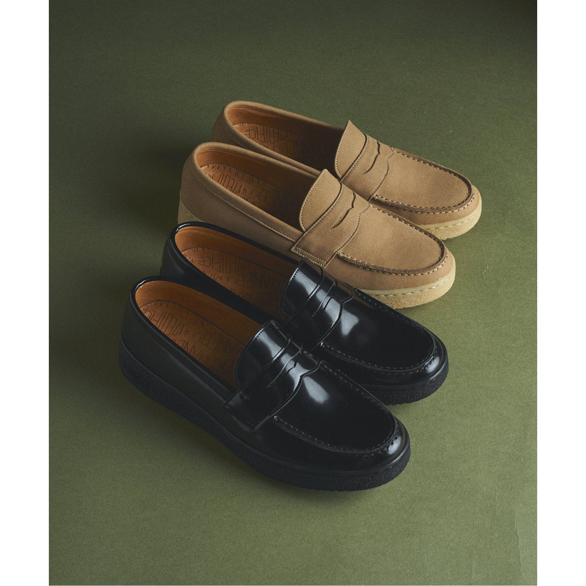 MANEBU 417ブラックレザー ローファー MANEBU / マネブ 417別注 VOVO PANSOLE | 417 エディフィス(417