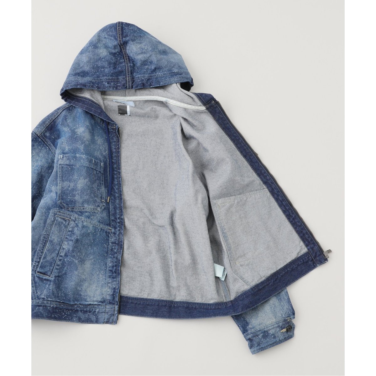 FACETASM / ファセッタズム】GALAXY DENIM HOODED JACKET | 417