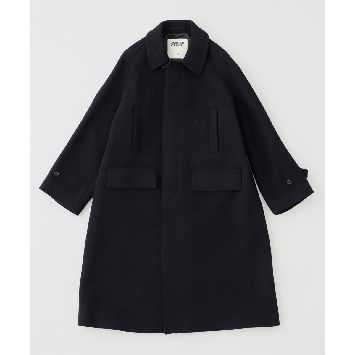 ANOTHER OFFICE Voyager Balmacaan Coat 3紺 m76aaDCjP12a.jpg?width=768